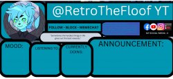Retrothefloof's Announcement Template (by SimoTheFinlandized) Meme Template