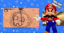 Mario hates your joke Meme Template