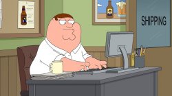 peter griffin at the computer Meme Template