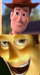 come closer woody Meme Template