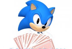 Sonic with cards Meme Template