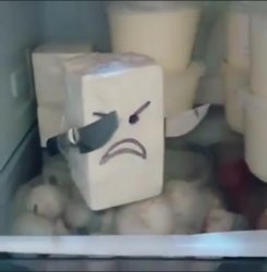 Barra de queso armada con cuchillos Meme Template