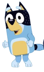 The frame bluey Meme Template