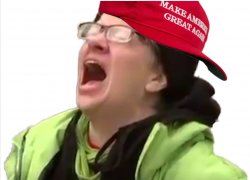 Mad Trump supporter Meme Template
