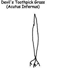 Devil's Toothpick Grass Meme Template