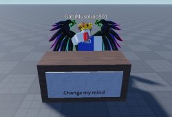 Change my mind (Roblox edition) Meme Template