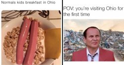 Eating in ohio Meme Template