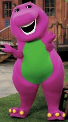 Barney the enemy Meme Template