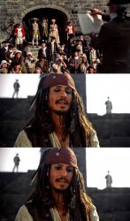 It's CAPTAIN Jack Sparrow Meme Template