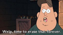 Soos time to erase that forever Meme Template