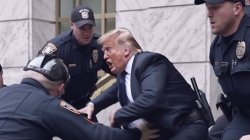 Donald Trump getting arrested Meme Template