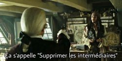 Ça s'appelle "Supprimer les intermédiaires" Meme Template