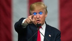 Trump blue eyes Meme Template