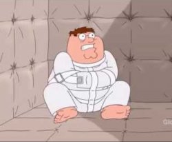 Peter Griffin Straightjacket Meme Template