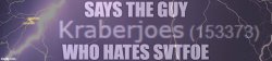 Says The guy Who Hates SVTFOE Meme Template