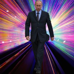 Slavic Light Walk Meme Template