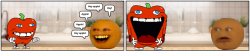 Pepperman and Annoying Orange Blank Meme Template