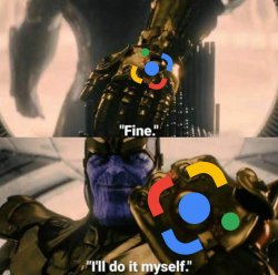 Thanos google lens Meme Template