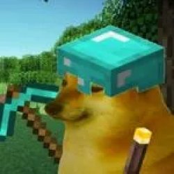 Cheems Dog minecraft Meme Template