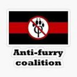 anti furry Meme Template