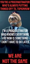 Procrastination life hack Meme Template