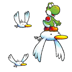 Green Yoshi with Goonie Meme Template