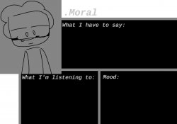 .Moral's announcement template Meme Template