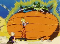 Cell Goku Gohan Meme Template