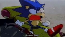 shut up tails Meme Template