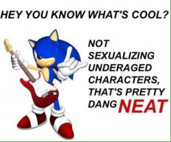 not sexualizing underage characters Meme Template