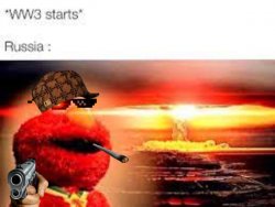 russian elmo Meme Template