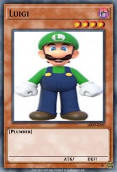 Luigi ygo Meme Template