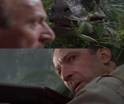 Clever Girl Before and After Meme Template