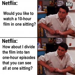 Netflix user Meme Template