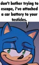 sonic car battery Meme Template