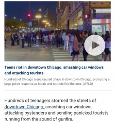 Chicago teen riot 2023 Meme Template
