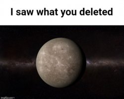 Mercury I saw what you deleted Meme Template