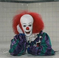 Pennywise clown in shower Meme Template