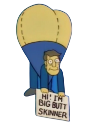 Big Butt Skinner Balloon Meme Template