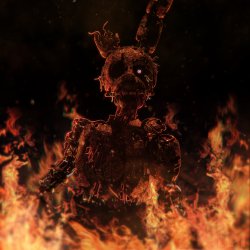 Ignited Springtrap Meme Template