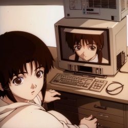 Lain iwakura Meme Template