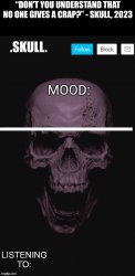 .Skull. Template 3 Meme Template