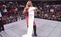 WRESTLER READS LONG LIST Meme Template