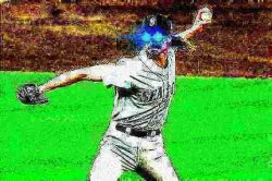 Laser Eyes Randy Johnson Meme Template