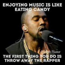 Music is like candy Meme Template