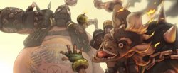 Junkrat & Roadhog Meme Template