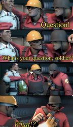 What’s your question, soldier? Meme Template