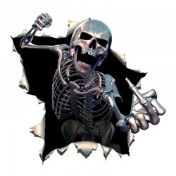 skeleton guy Meme Template