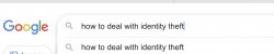 How to deal with identity theft google Meme Template