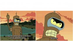 forced world peace Meme Template